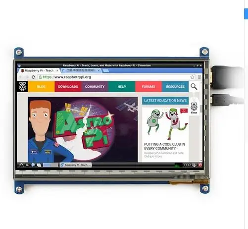 7 дюймовый сенсорный экран Raspberry pi 1024*600 емкостный ЖК интерфейс HDMI поддерживает