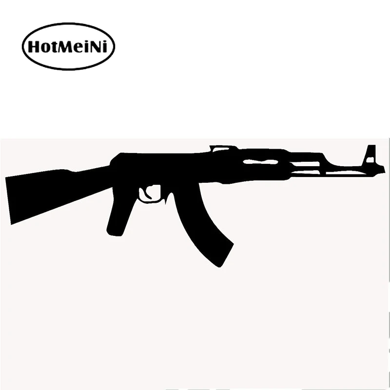HotMeiNi 70 см 2X Ak-47 Калашников классический автомобильный стикер для автомобиля сбоку, окна грузовика, авто внедорожник дверь каяк виниловая наклейка 8 цветов