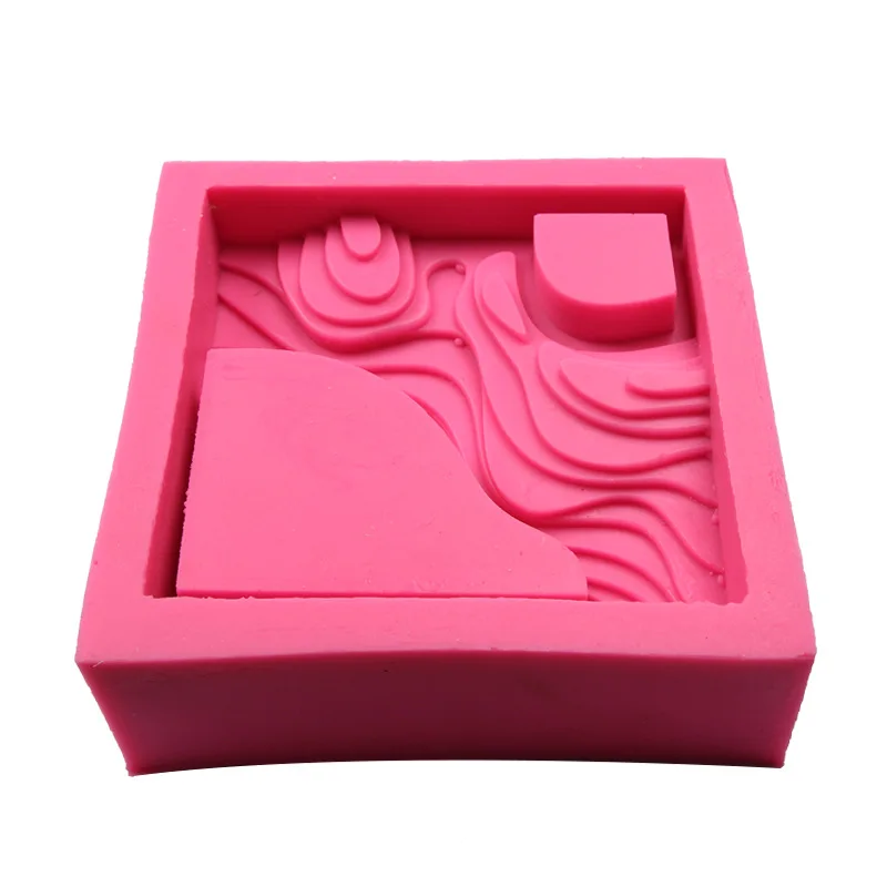 Лестницы цветочный горшок силиконовая форма для мыла DIY Fondant Торт Декор глина