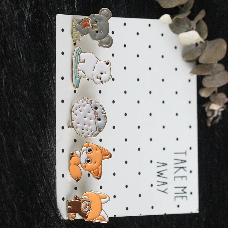 Японская Мягкая Милая Детская Брошь на булавке для воротника yusen | Дом и сад