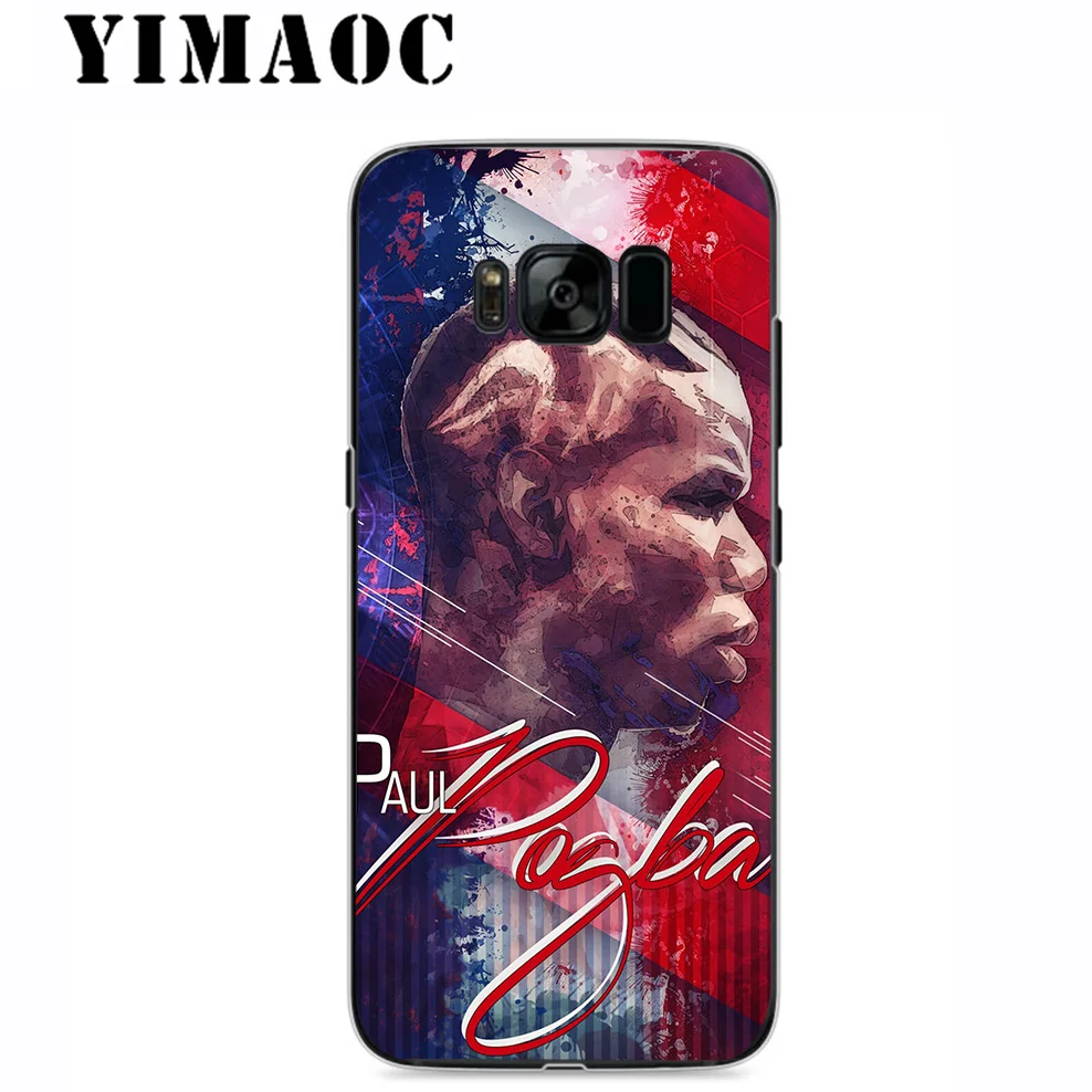 YIMAOC Paul Pogba Dab Soft Silicone Case for Samsung Galaxy A5 A6 Plus A7 A8 A9 2018 J3 J5 J6 J7 2016 2017 EU Version |