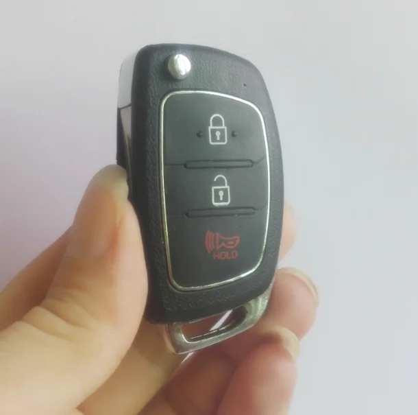 Car Key Cover Housing 2+1 Buttons Flip Folding Remote Shell Blank Replacement Case Fit For Hyundai IX45 | Автомобили и мотоциклы