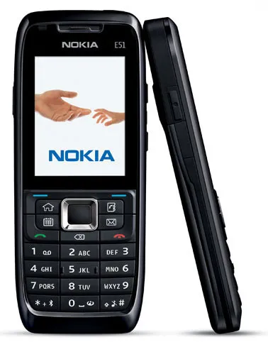Оригинальный разблокированный мобильный телефон Nokia E51 Symbian OS 2 0 дюйма камера Мп 3G