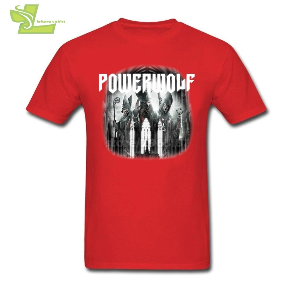 Черная футболка Powerwolf с изображением крови святых САБАТОН металлическим