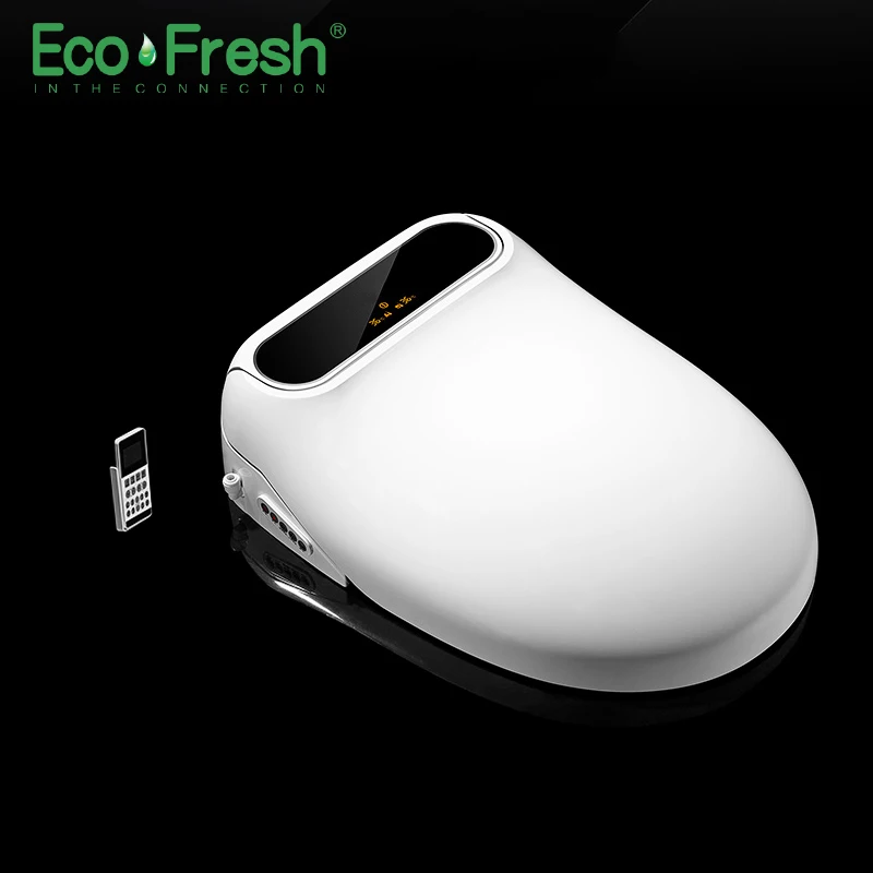 Ecofresh умное сиденье для унитаза, сиденье для унитаза, биде, электрическое покрытие для биде, тепловое сиденье, светодиодный светильник, интеллектуальное покрытие для унитаза, авто