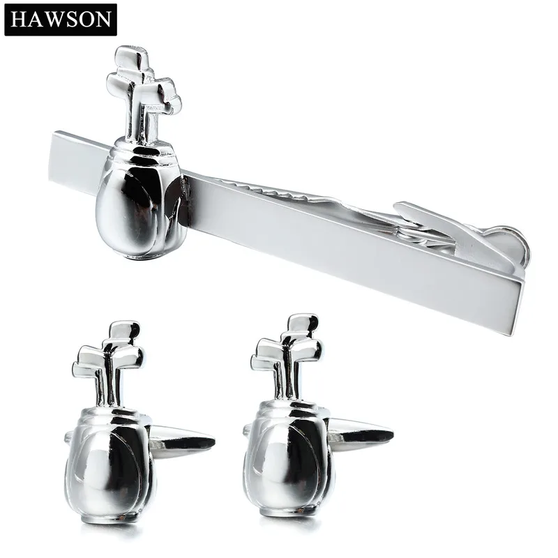 HAWSON ювелирные изделия для гольфа запонки с сумкой зажимы галстука Набор мужской