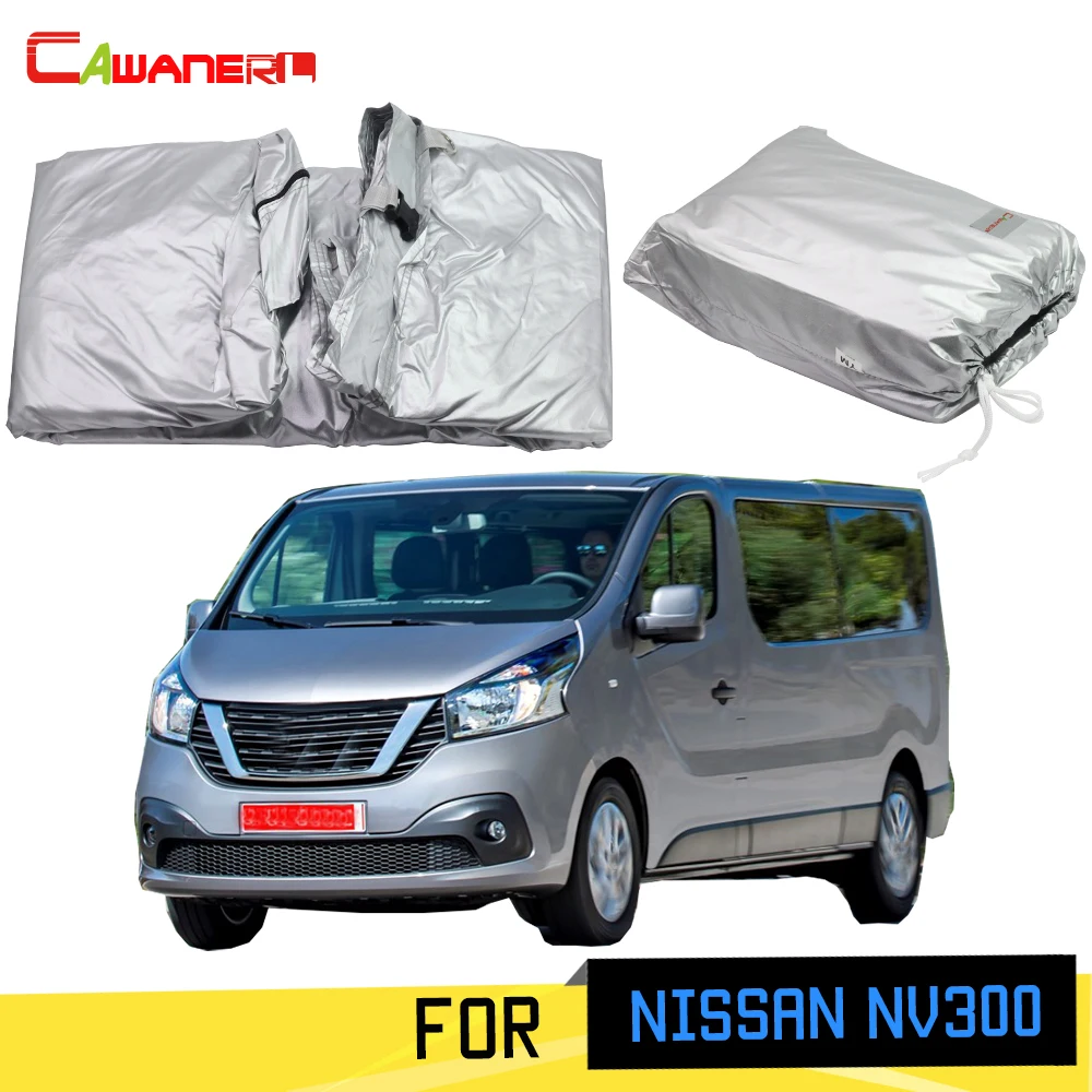 Cawanerl Car Cover MPV Sun Rain Snow Scratch Protection Cover For Nissan NV300 SWB 2015 2016 2017 2018 2019