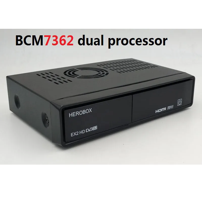 2 шт. DVB-S2 спутниковйы ТВ-приемник, herobox EX2 HD BCM7362 Высокое качество цифровой декодер для ТВ Поддержка Blackhole openpli openatv