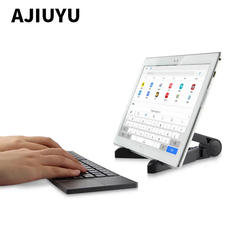Три сложенный беспроводная клавиатура Bluetooth для lenovo Tab P10 M10 E7 E10 E8 Yoga 3 10 8 плюс