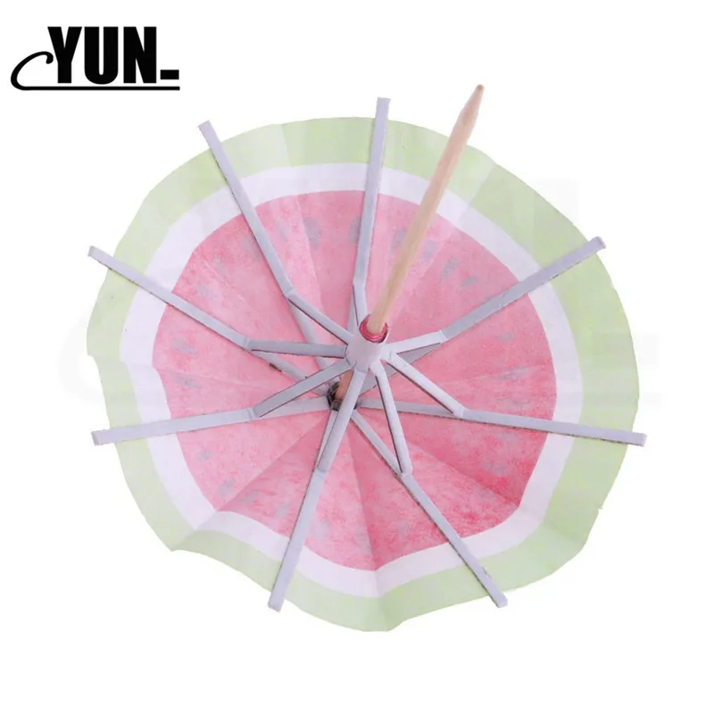 20 шт. Гавайский Зонт с арбузами вечерние украшения для пляжного бассейна