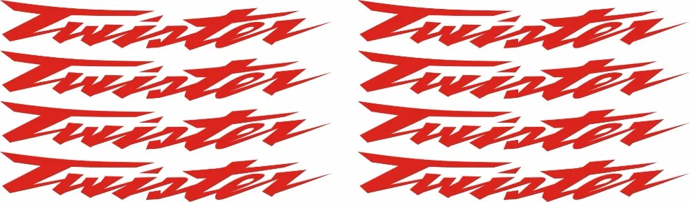 8 X CUSTOM INNER RIM DECALS WHEEL Reflective STICKERS STRIPES FIT honda twister | Decals &amp Stickers