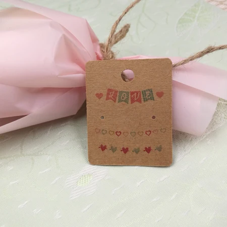 100pcs cards Горячая Распродажа 100 шт./лот 5X4 см серьги Модные ювелирные изделия красочные карты Органайзер бирки DIY ручной работы серьги гвоздики Упаковка карты - Цвет: 100pcs cards