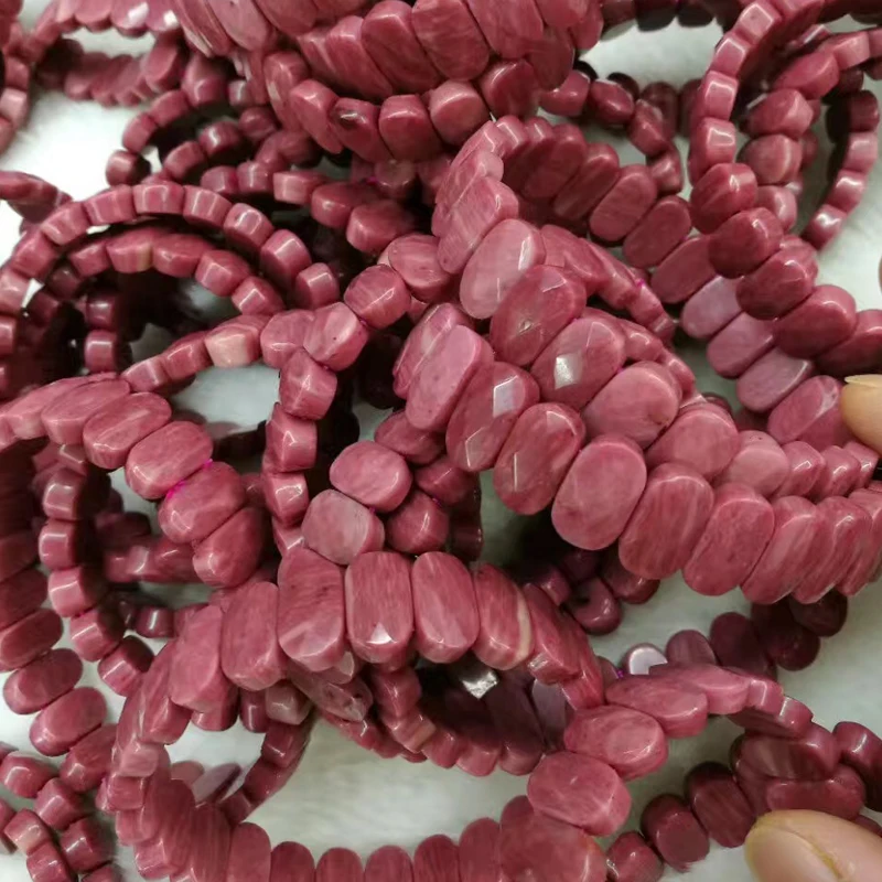 Браслет из натурального камня с камнем родонит браслет для женщин оптовая