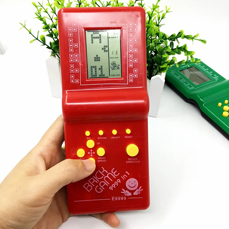 Classic Tetris Game Electronic Player Children Educational Toys Built-in 23 Games Brick Tanks War Retro Puzzle Toy | Игрушки и хобби