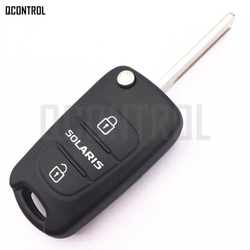 QCONTROL Автомобильный Дистанционный ключ 433 МГц для HYUNDAI Solaris OKA-185T CE0682 с чипом |