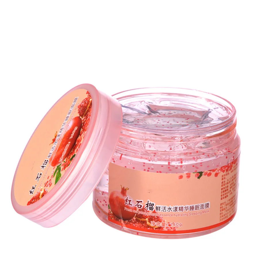 Маска для сна с красным гранатом средство против морщин увлажняющая маска лица