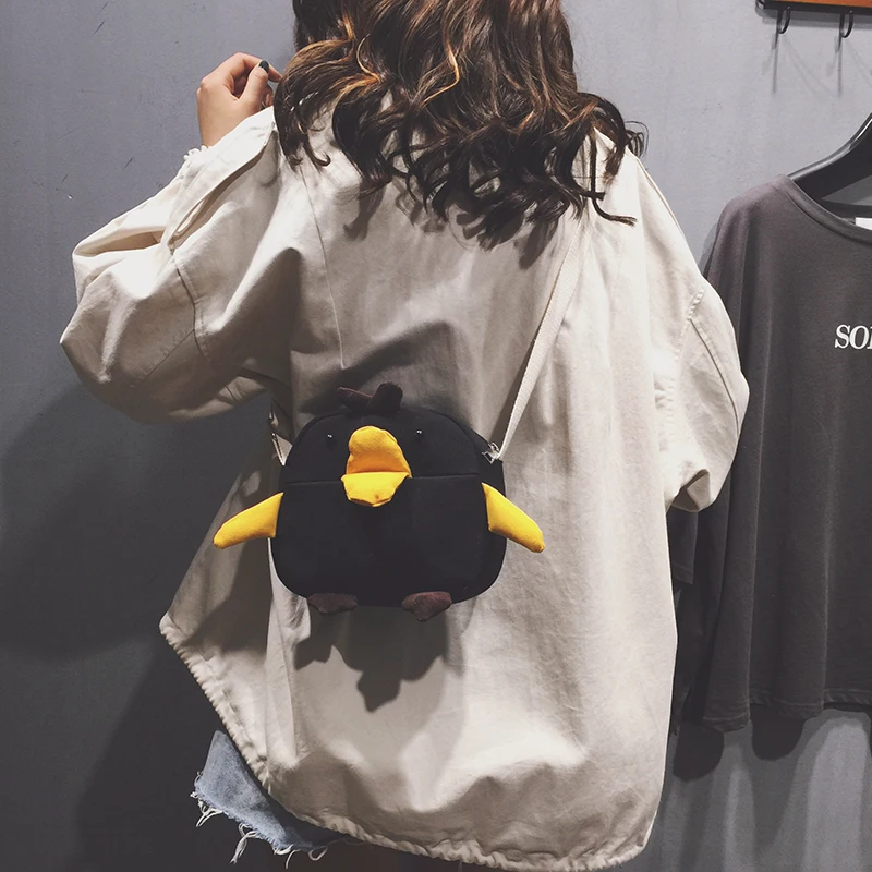 Новое поступление забавная маленькая Желтая утка kawaii милый подростковый Девочка