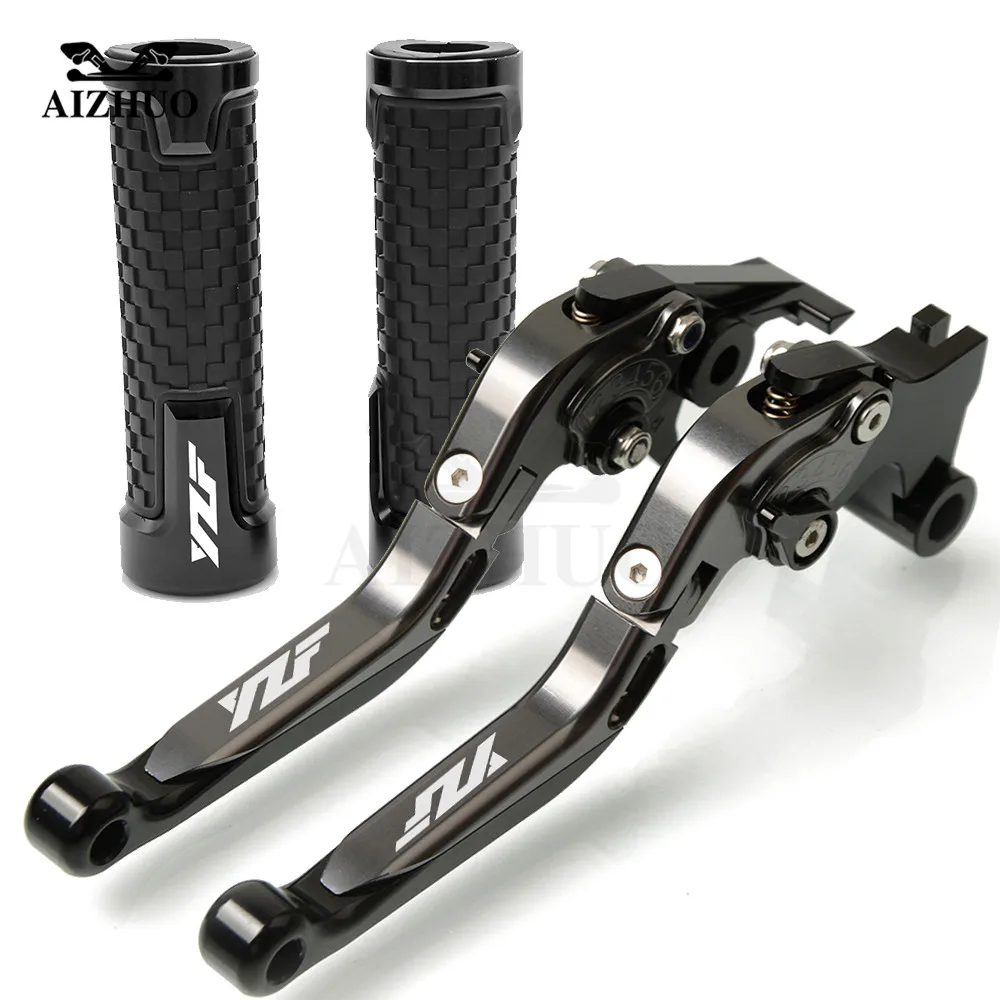 G Мотоцикла тормозной рычаг сцепления Adjusable+ ручками руль для YAMAHA YZF R1 R3 R6 R25 R125 R15 YZFR1 YZFR3 17 - Цвет: G