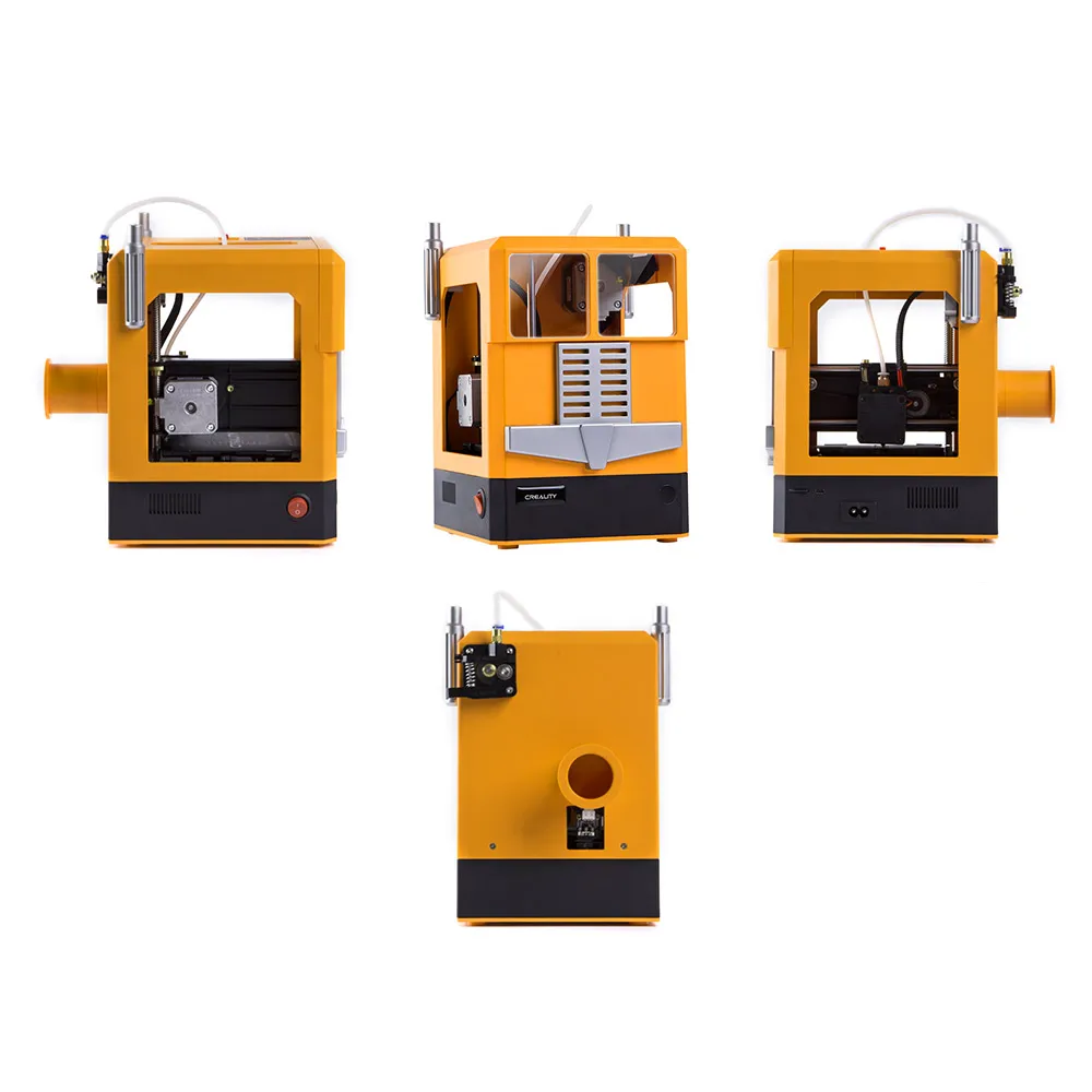 Creality 3D CR-100 компактный размер настольный 3d принтер Полностью Собранный 100*100*80 мм размер печати автоматическое выравнивание с пультом дистанционного управления