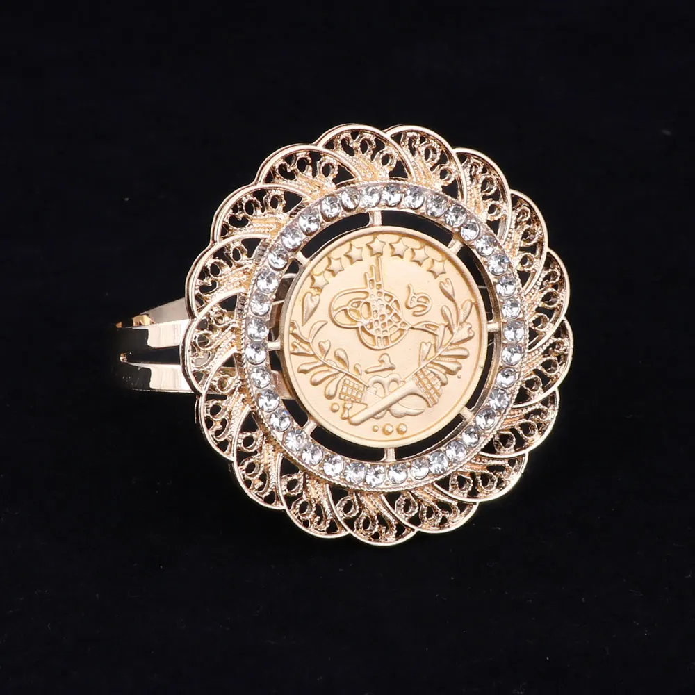 Модные Ювелирные наборы Дубай Золотой Цвет Африка Нигерия женский костюм