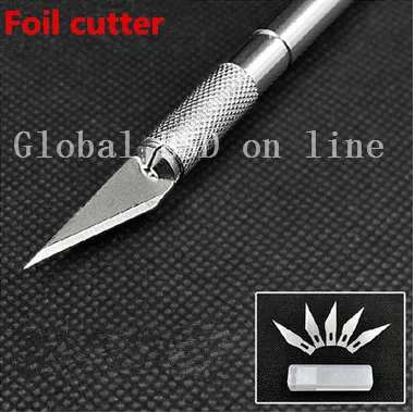 5 комплектов/Скальпель с металлической ручкой нож лезвием резак для древесины и