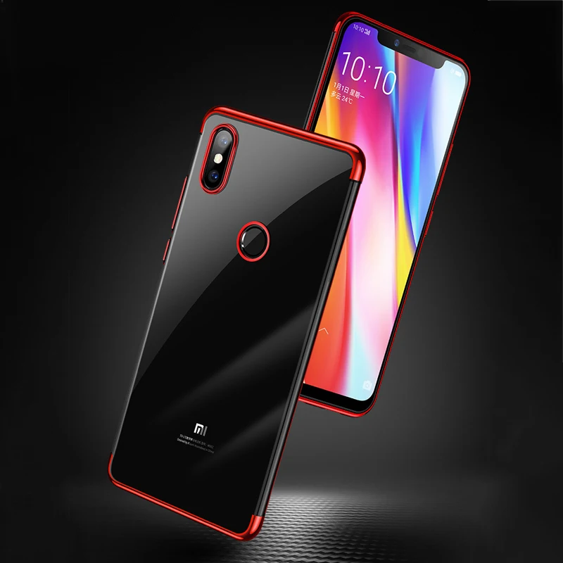 Мягкий прозрачный чехол из ТПУ Для Xiaomi Pocophone F1 8 SE Mi 6 6X 5X 5 5C Max 2 силиконовый бампер