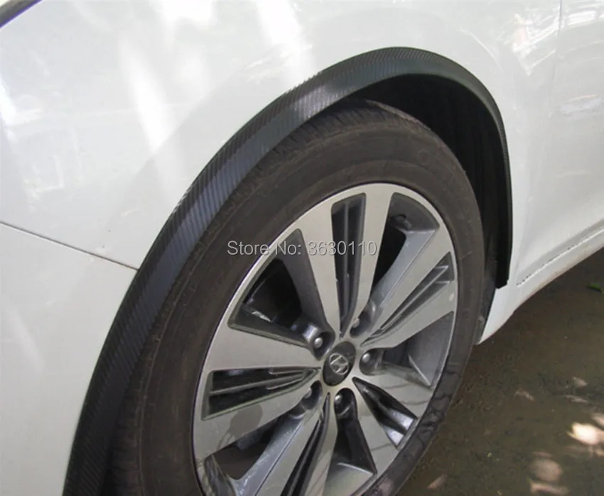 2 шт. углеродное волокно автомобильное крыло осветительное колесо защита для