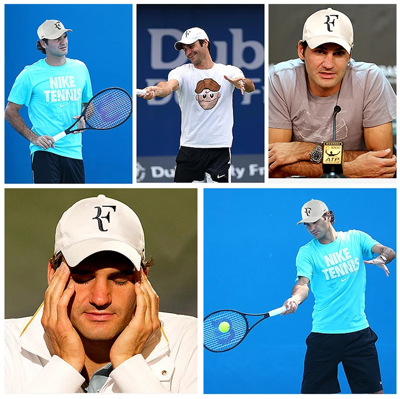 Бейсболка Roger Federer Switzerland, Регулируемая Кепка для отдыха, одноцветная модная бейсболка, шапка на лето и осень