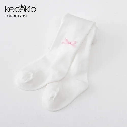 Kacakid/Новинка г.; 7 цветов; хлопковые детские колготки для девочек; Балетные колготки; розовые танцевальные колготки - Цвет: 1176 WHITE