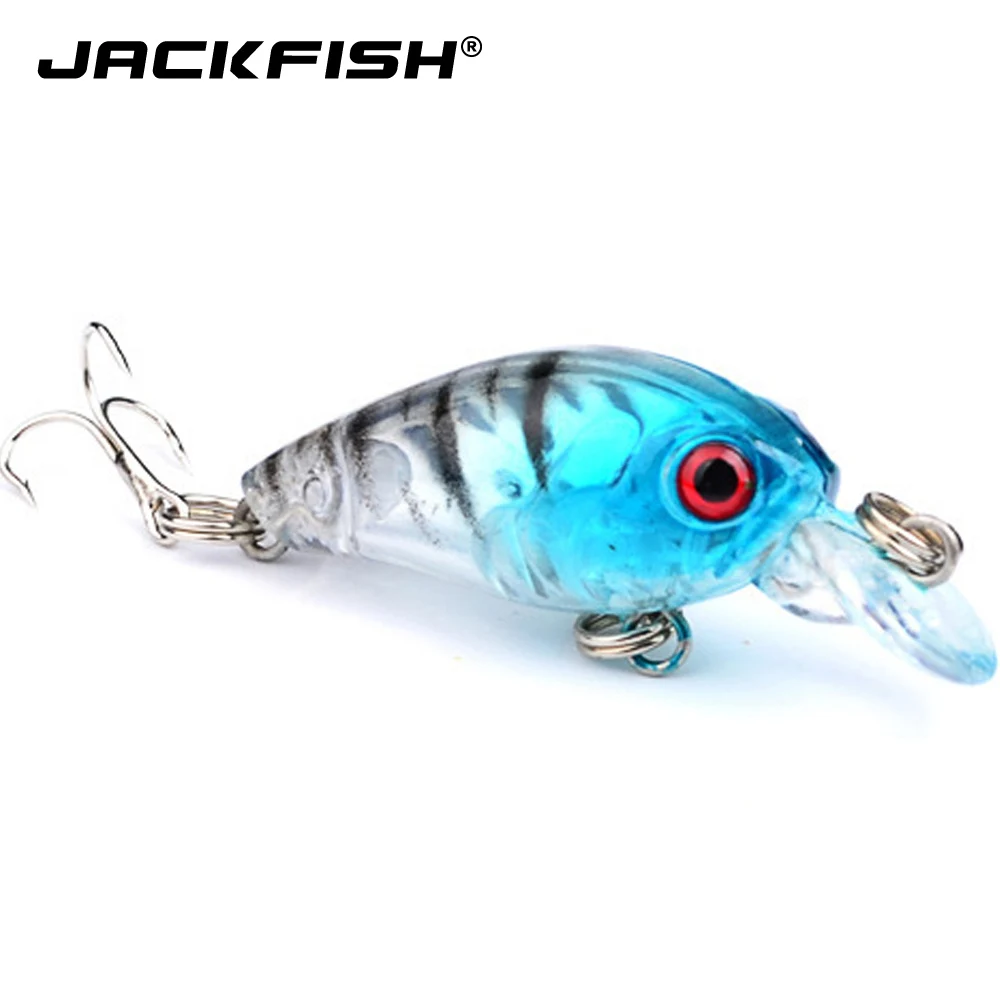 Джекфиш 1 шт. 4 5 см 4g жесткая приманка для рыбалки Minnow приманки бас Swimbait форель с 10 #