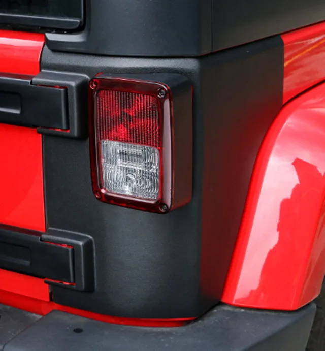Sansour ABS черный защитный чехол для задней части заднего угла Jeep Wrangler | Автомобили и