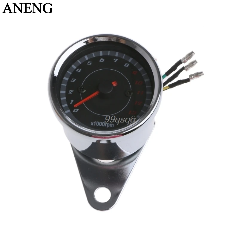 Универсальный светодиодный Тахометр для мотоцикла 12 В постоянного тока 13K об/мин