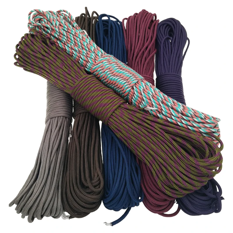 YOUGLE Paracord 550lb Веревка Тип III 7 стойка 100фт парашютный шнур веревка набор для выживания оптовая продажа палатка