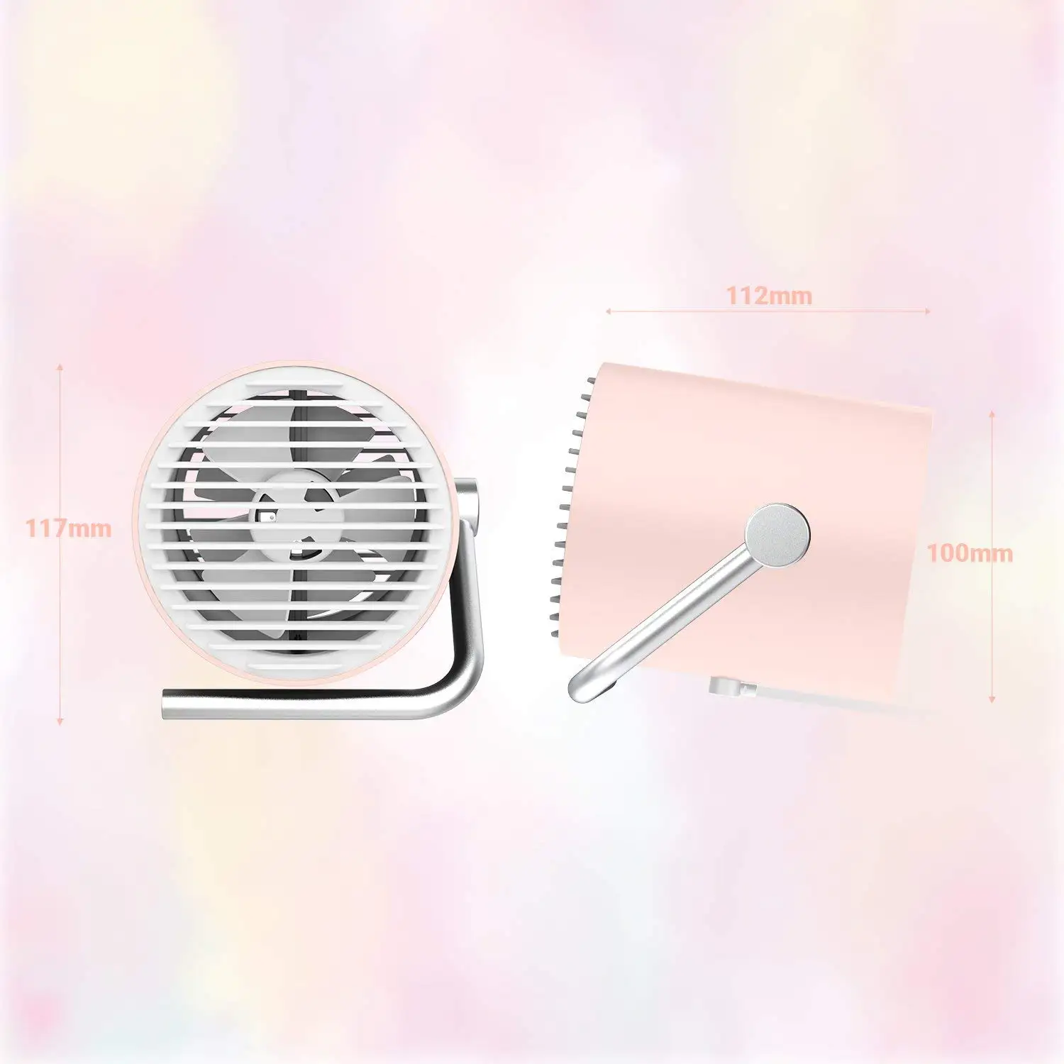 Hot Sale Personal USB Fan - Portable Mini Table Desk with Twin Turbo Blades Whisper Quiet Cyclone Air Circulation Technology | Бытовая