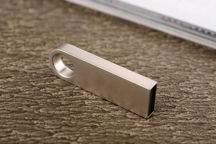 Хит usb флеш-накопитель 32 Гб 64 Гб 128 ГБ usb флешка 8 Гб 16 Гб металлическая Флешка usb 2,0 флеш-накопитель U диск с кольцом для ключей