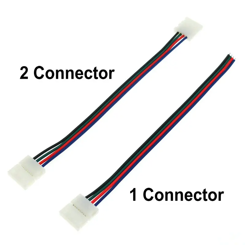 Светодиодная лента RGB 4pin 10 мм 5 шт./лот|connector|connector pitchconnector rca |