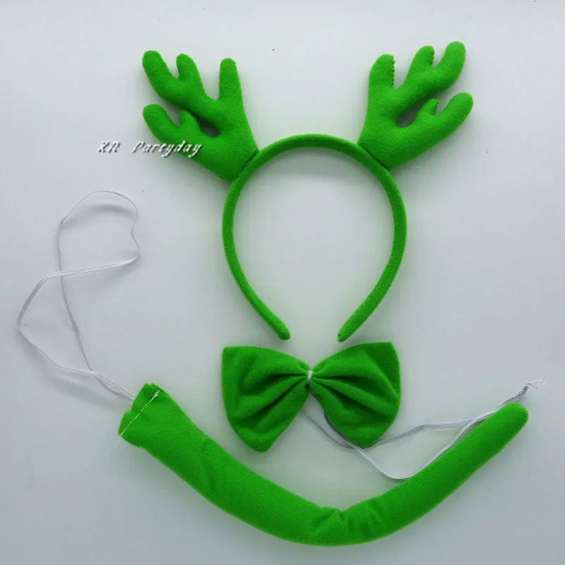 

Animal Ears Headband Tiger Wolf Panda Rabbit Headwear Tie Tail Cosplay Costume Birthday Party Headwear Halloween Christmas