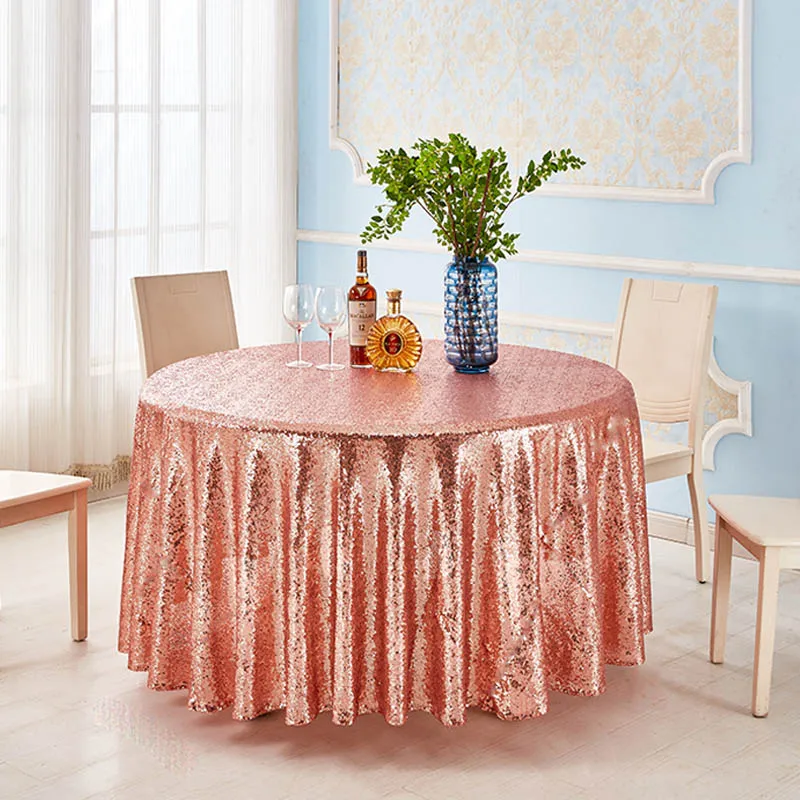 Белая 118 &quotкруглая церковная скатерть на заказ свадебная с блестками разных