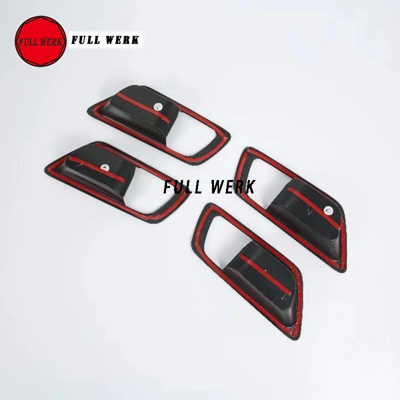

4pcs/set ABS Car Inner Door Handle Bowl Trim Decoration Cover Sticker Accessories for Toyota CHR C-HR 2017 Interior Mouldings