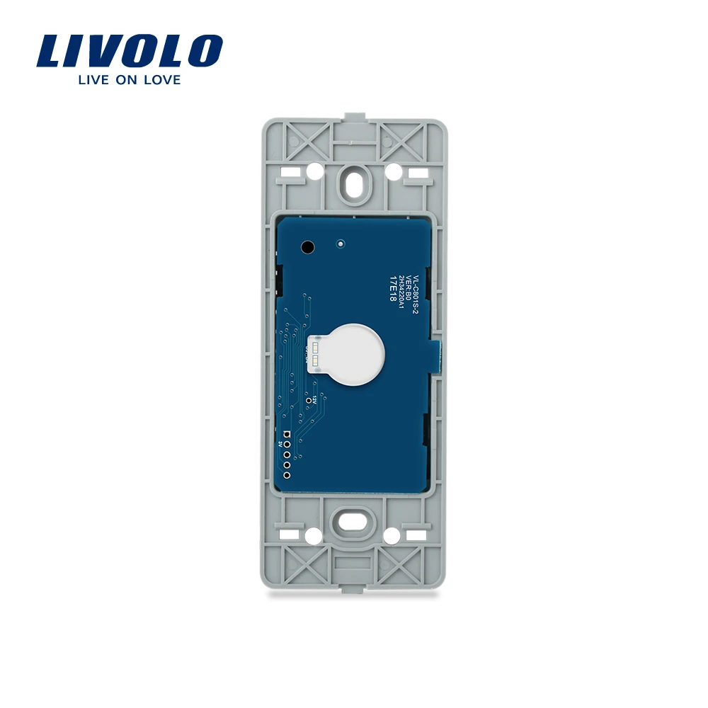 Livolo стандарт США, настенный светильник с сенсорным экраном, 1 комплект, 2 варианта, AC 110~ 250 В, без стеклянной панели, VL-C501S