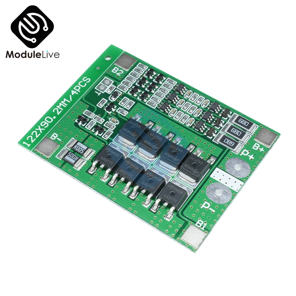 3 S 25A Li-Ion 18650 BMS батарея PCM Защитная плата BMS PCM с балансом для литий-ионных плата защиты литий-полимерных аккумуляторов модуль 12 В
