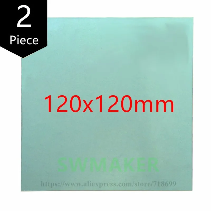 

2pcs PEI Sheet, 120x120mm 3D Printer Build Surface Polyetherimide