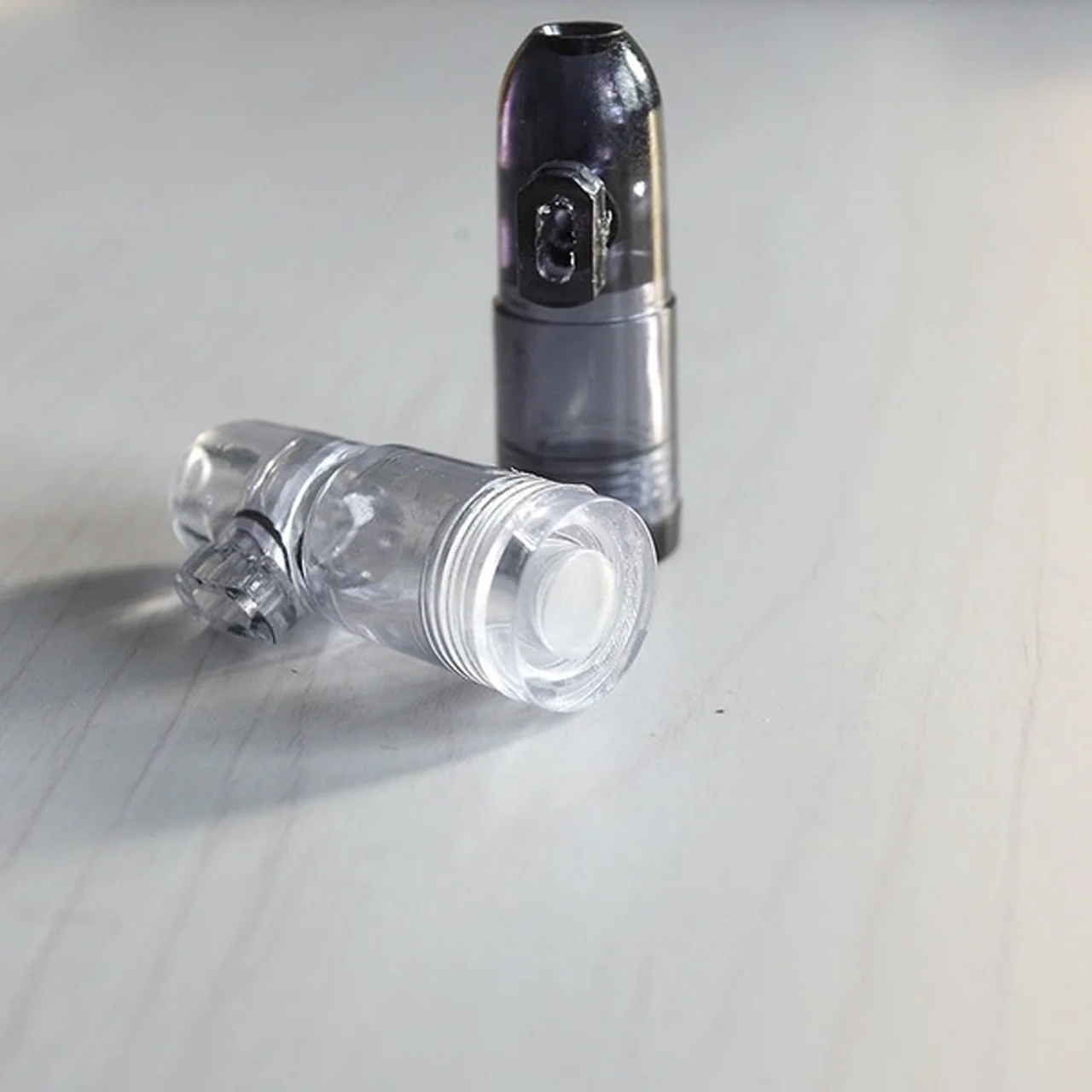 1 шт. Пластиковый Акриловый Диспенсер для загара пуля ракета трубка бутылка