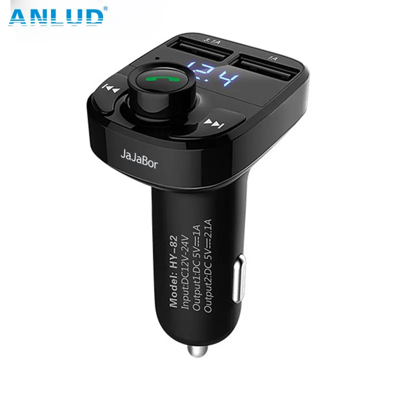 Anlud FM трансмиттер для автомобиля MP3 аудио плеер Bluetooth гарнитура авто fm передатчик