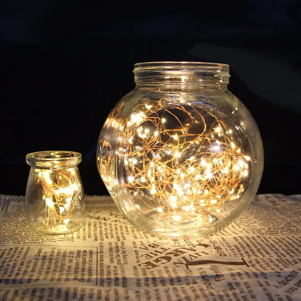 AXESHINE 10 м 100Led медная светодиодная гирлянда многоцветный RGB USB с питанием Сказочный