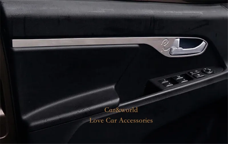 Аксессуар для Kia Sportage R Межкомнатная дверь чаша крышка отделка дверные ручки украсить Стикеры Нержавеющая сталь 2011 2012 2013