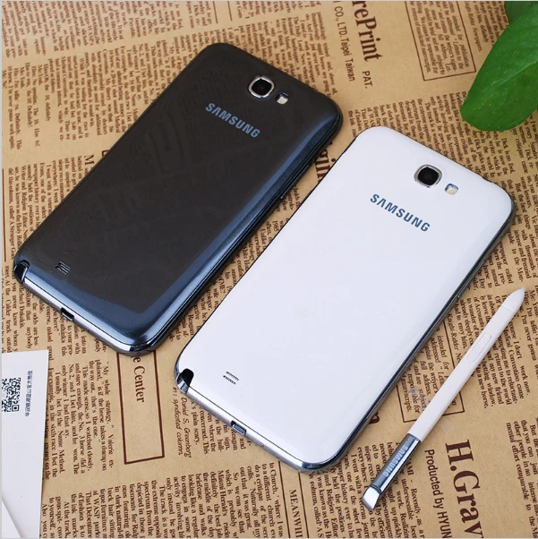 Мобильный телефон samsung Galaxy Note 2 II N7100 N7105 8 Мп 1080P экран 5 дюйма GPS Wi Fi 3G Гб ОЗУ Android