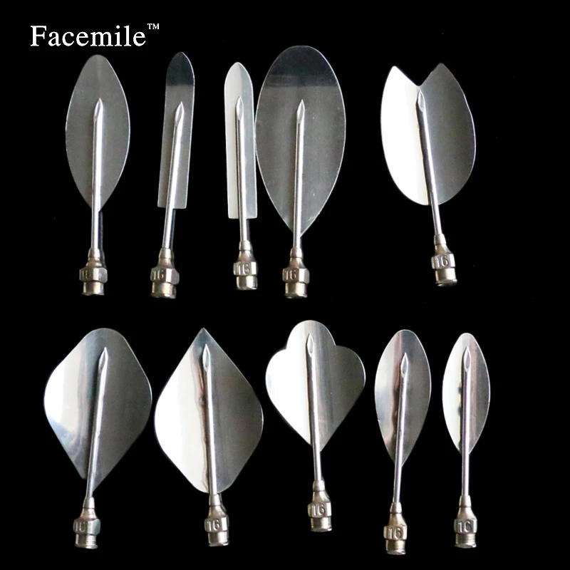 3D желатиновые художественные инструменты 10 шт. иглы из нержавеющей стали для