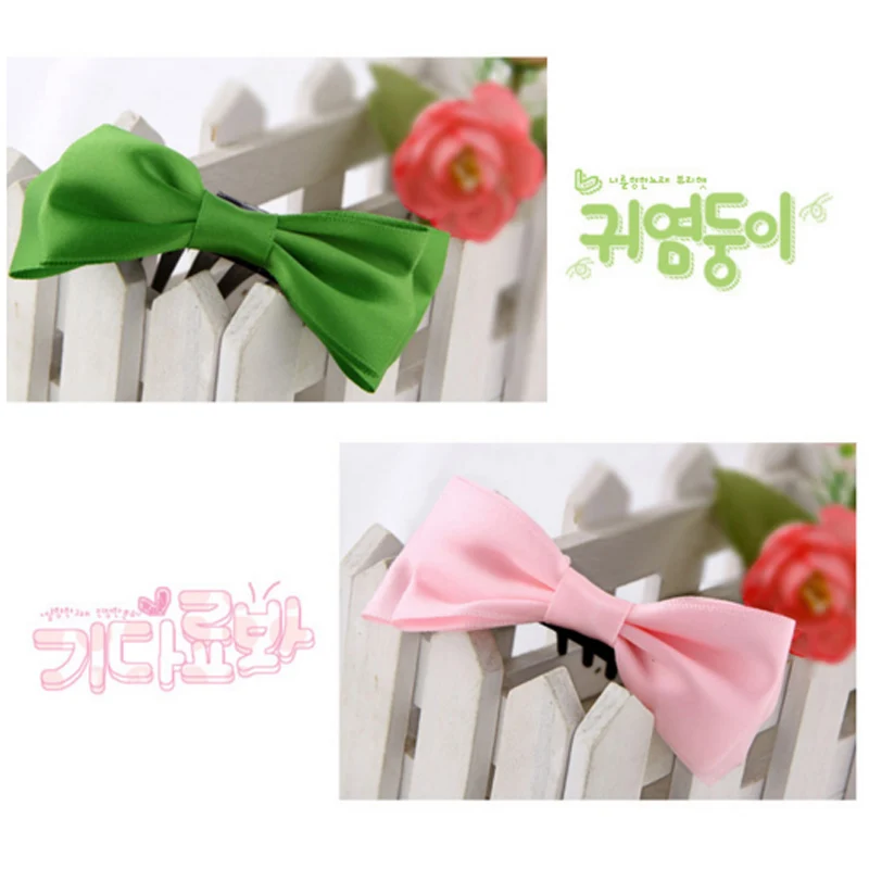 Тканевые гребни с бантом для женщин и девочек держатель волос платье аксессуары