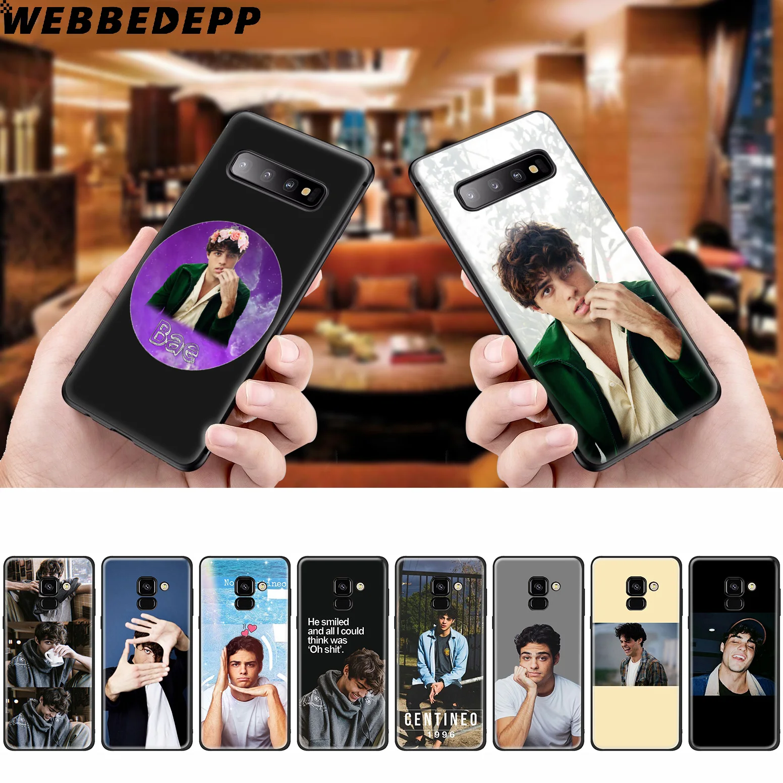 WEBBEDEPP Noah Centineo Acter Silicone Case for Samsung Galaxy A3 A5 A6 A7 A8 A9 A10 A20 A30 A40 A50 A70 M10 M20 M30 |